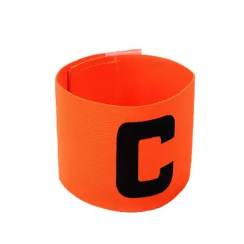 

Adjustable Soccer Basketball Player Captain C Mark Armbands Elastic Sticker