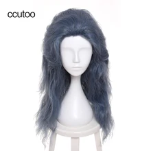 Ccutoo 70 см серый смешанный кудрявый синтетический парик фильм в лес ведьма туус косплей парик теплостойкое волокно