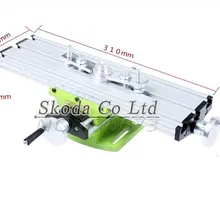 Тип Миниатюрный Прецизионный Многофункциональный фрезерный станок скамейка дрель тиски Рабочий стол X ось Y Регулировка координатный стол