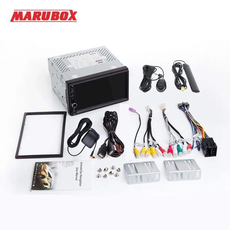 MARUBOX 7A706PX5 Универсальная автомагнитола 2din на Android 9.0,Восьмиядерный процессор,оперативная память 4 Гб, встроенная память 32Гб, 7"1024* 600 IPS,GPS, Radio, Bluetooth, WI-FI, 3G,4G, USB, NO DVD