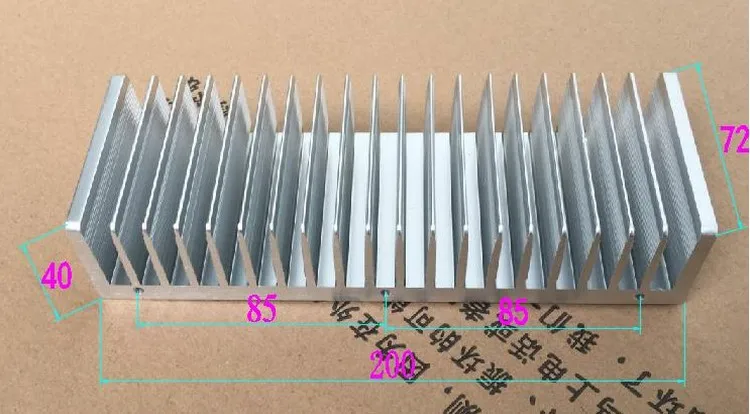 Breeze аудио радиатор/радиатор 200*72*40 мм|heatsink radiator|radiator heatsinkheatsink 200 |