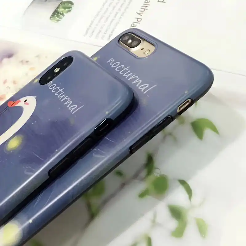 WMZSUCC Глянцевая сказка Гусь мягкие чехол для iPhone X 8 7 задняя крышка в виде ракушки 6