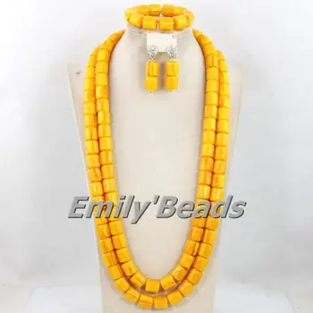 

2015 Hot Coral Beads Jewelry Set Nigerian Wedding African Beads Jewelry Set Bridal Necklaces Jewelry Set Free Shipping CJ403