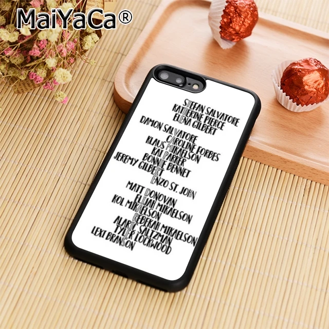 

MaiYaCa The Vampire Diaries Phone Case Cover For iPhone 5 6s 7 8 plus 11 pro X XR XS max Samsung S6 S7 edge S8 S9 S10