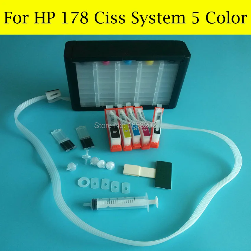 For HP 178 CISS 5 Color 5