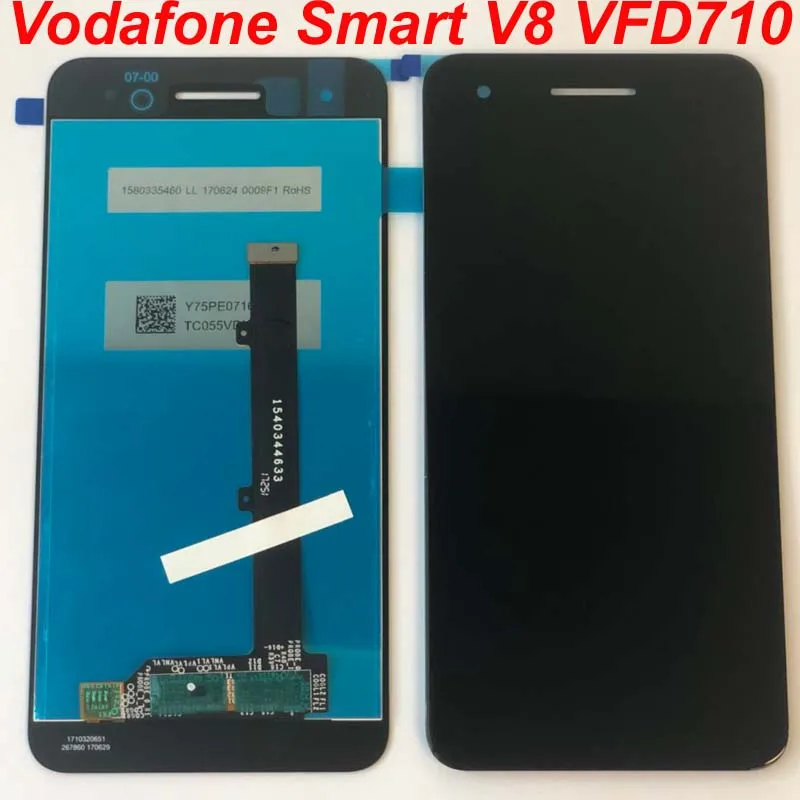 ЖК-дисплей черный для Vodafone Smart V8 VFD710 VFD 710 ЖК-дисплей сенсорный экран телефон дигитайзер сборка запасные части