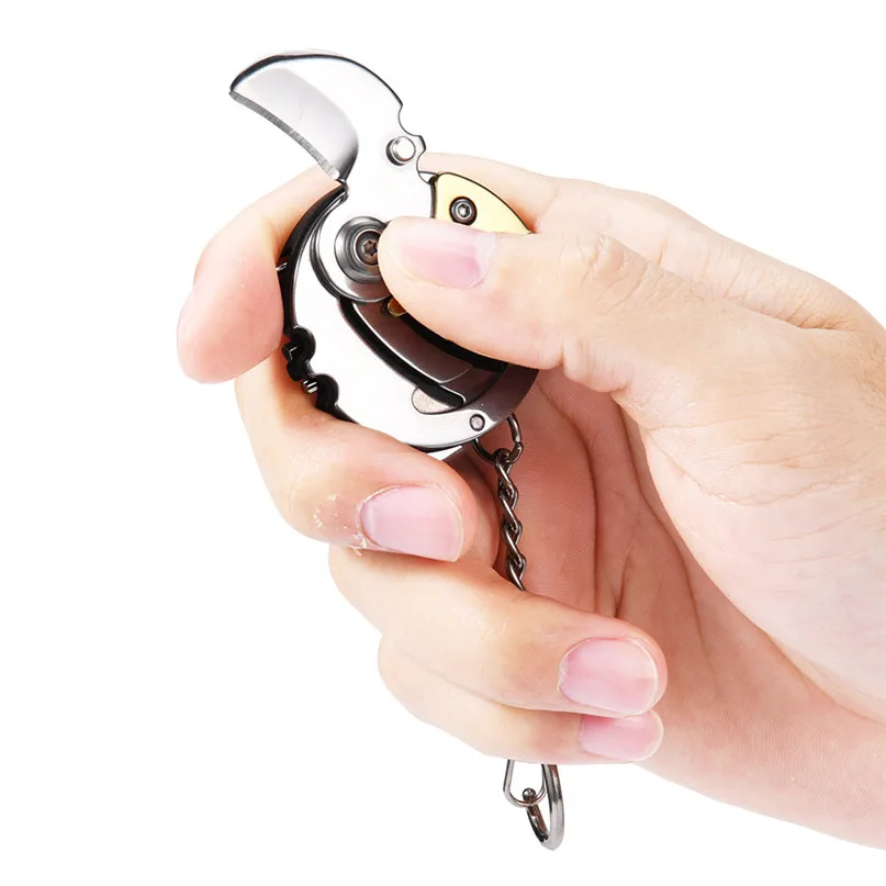Folding Screwdriver Mini Screwdriver Slit Screw Cutter Outdoor Multi Tools chrome vanadium steel Multifunctional outdoor tools (30)