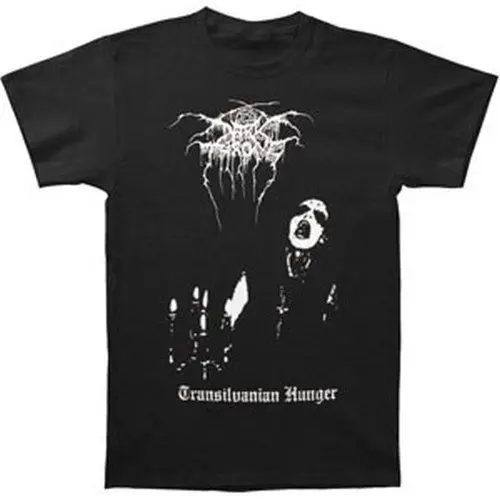 Darkthrone Transilvanian голод Футболка-ной und OFFIZIELL (S-XXXL) лето Рубашка с короткими рукавами
