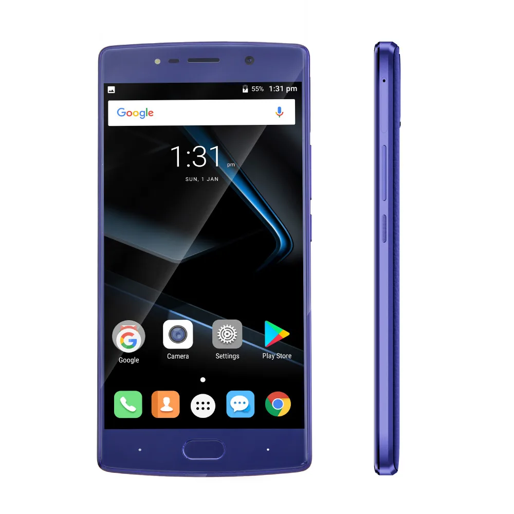 DOOGEE BL7000 5," смартфон с отпечатком пальца, Android 7,0, четыре ядра, 4 Гб+ 64 ГБ, двойная камера 13 МП, 7060 мА/ч, 12 В, 2 А, быстрая зарядка телефона