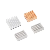 Khadas Heat Sink kit 1 Cooper 3 Aluminum Cooling Radiator for Khadas VIM Basic PRO VIM2 MAX Development Board for Orange Pi PC
