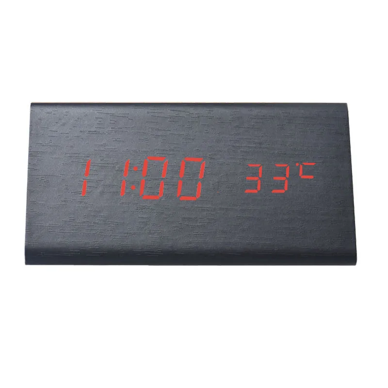 

Digital Alarm Clock LED Mirror Clock Multifunction Snooze Display Time Night Led Light Table Desktop reloj Despertador USB Cable