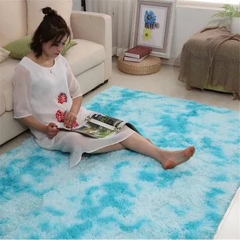 

Simple Nordic Carpet Long Plush Soft Carpet Rug for Bedroom Living Room 2019ing