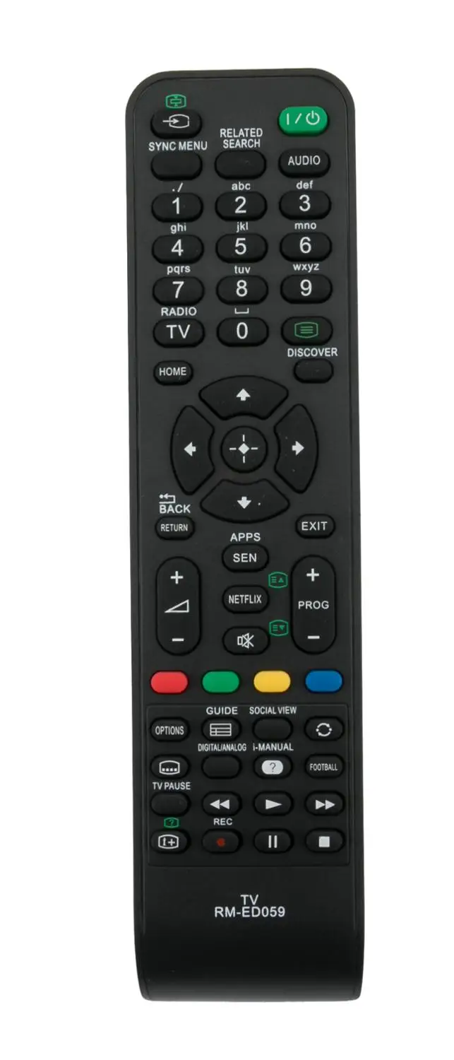 Nuovo Telecomando Tv Rm-Ed059 Per Sony Tv Kdl-48W585B Kdl-50W706B Kdl-40W605B 32 W705B