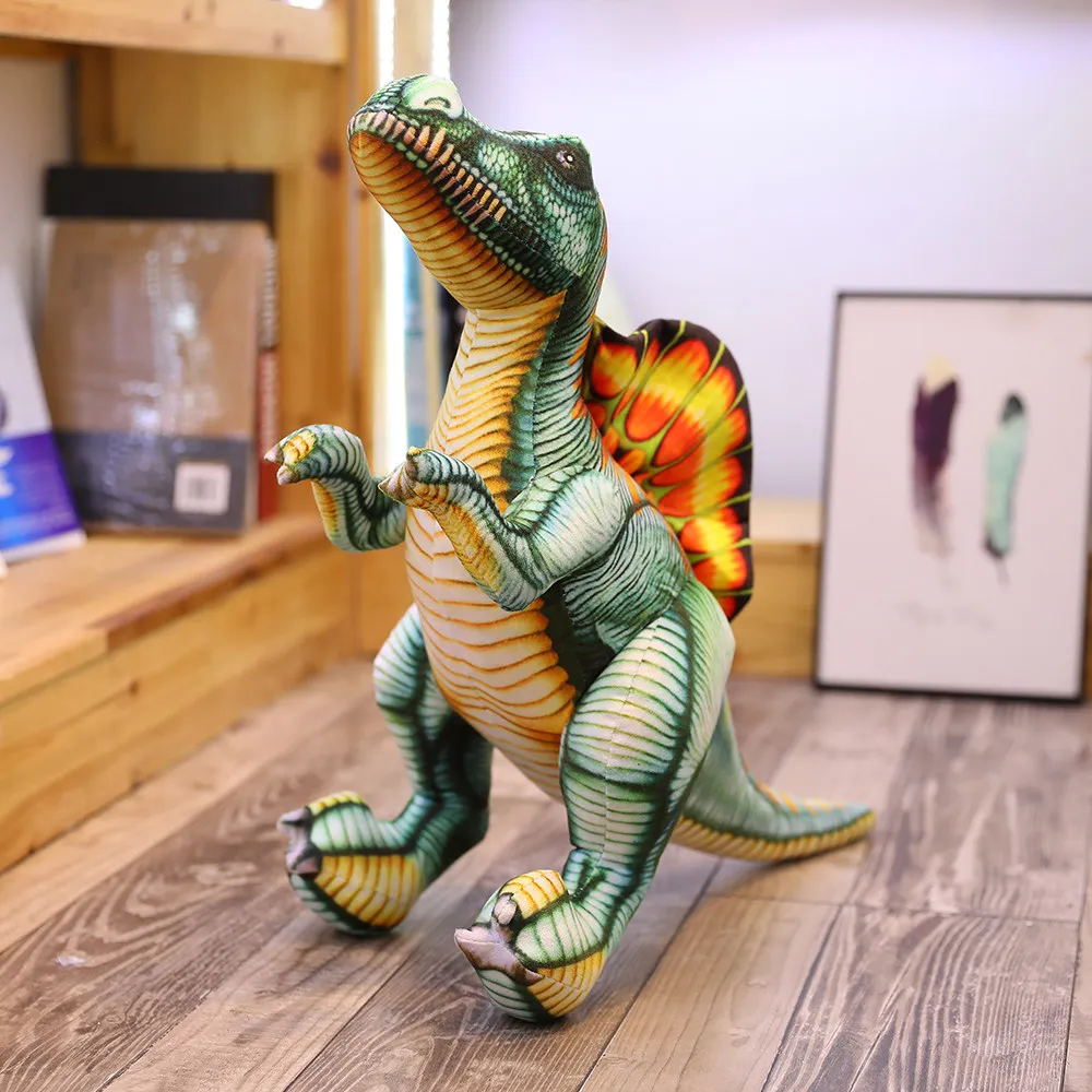 Горячие 40-100 см новые плюшевые игрушки, динозавр чучело игрушечный дракон игрушка-спинозавр для детей Реалистичная подушка дети подарок на день рождения