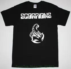 Скорпионы логотип черная футболка классического хард рок-группа НЛО msg Клаус meine