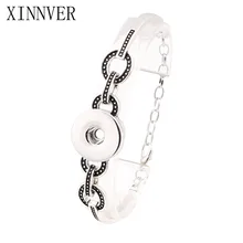 Регулируемая Кнопка xinnver кнопки браслеты подходят 18 мм кнопки "сделай сам" аксессуары ювелирные изделия ZE158