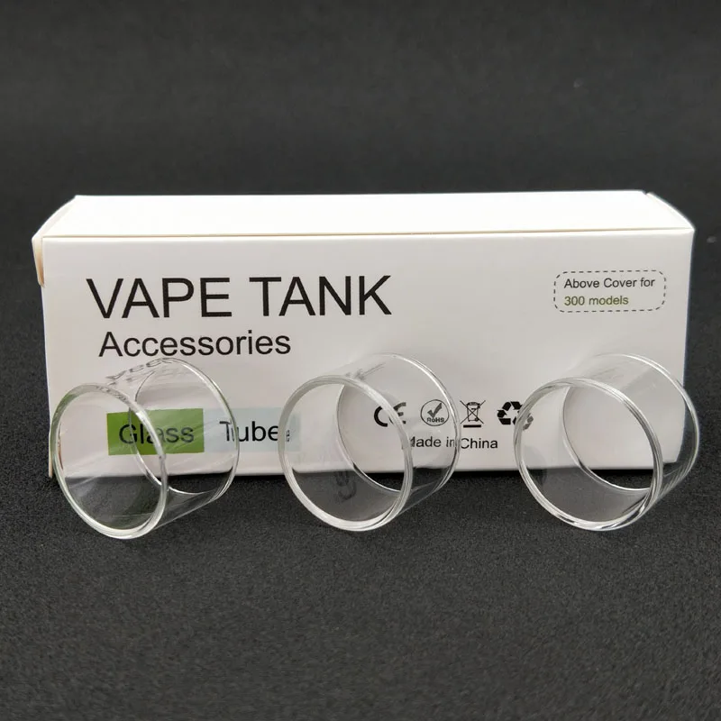 15 шт. сменная стеклянная трубка для SMOK TFV8 BABY V2/TFV MINI V2/TF TANK/Morph 219/TFV12 big baby prince/Stick v8 kit