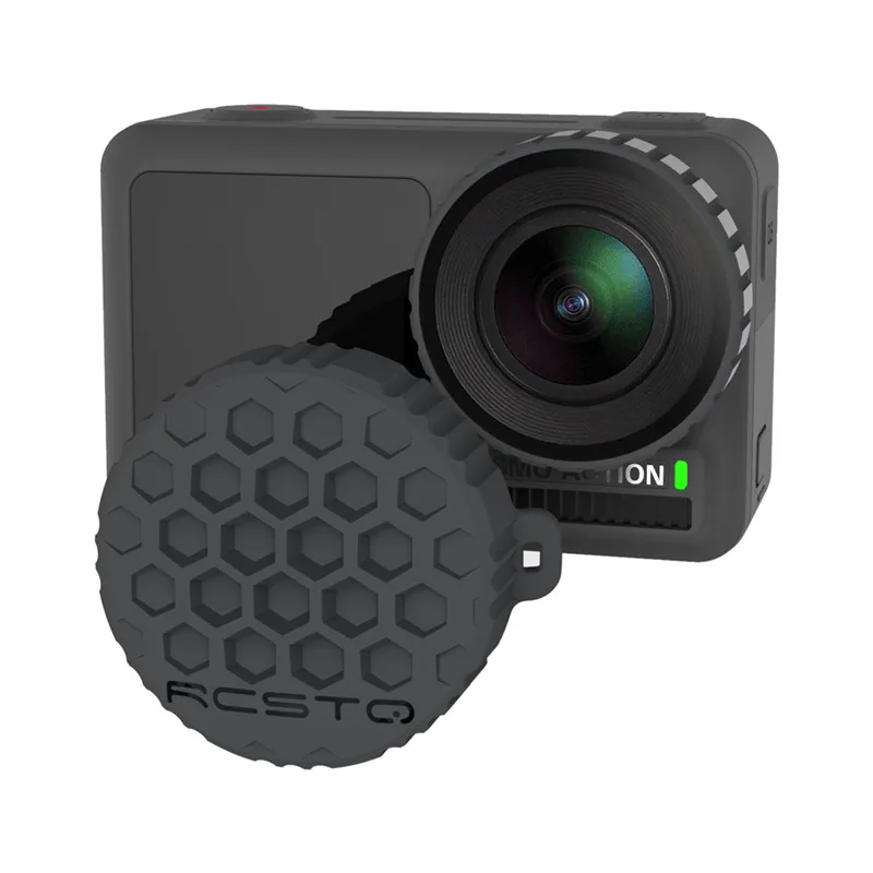 Osmo Action Protective Silicone Camera Lens Cap Cover Case For DJI Dust Proof Protector Sports Accessory | Электроника
