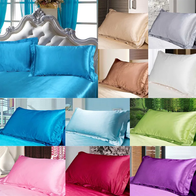 1 Pcs Soft Silky Satin Pillow Case Great For Hair and Skin With