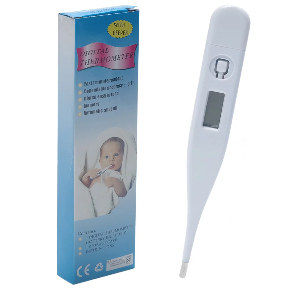 

Digital LCD Heating Baby Thermometer Tools High Quality Kids Baby Child Adult Body Temperature Measurement HOT