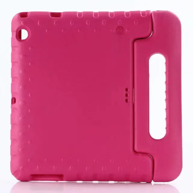 Детский чехол для huawei MediaPad T3 10 AGS-L09 9,6 '', противоударный мягкий пенопластовый чехол с подставкой для Honor Play Pad 2 Funda+ Flim - Цвет: rose red