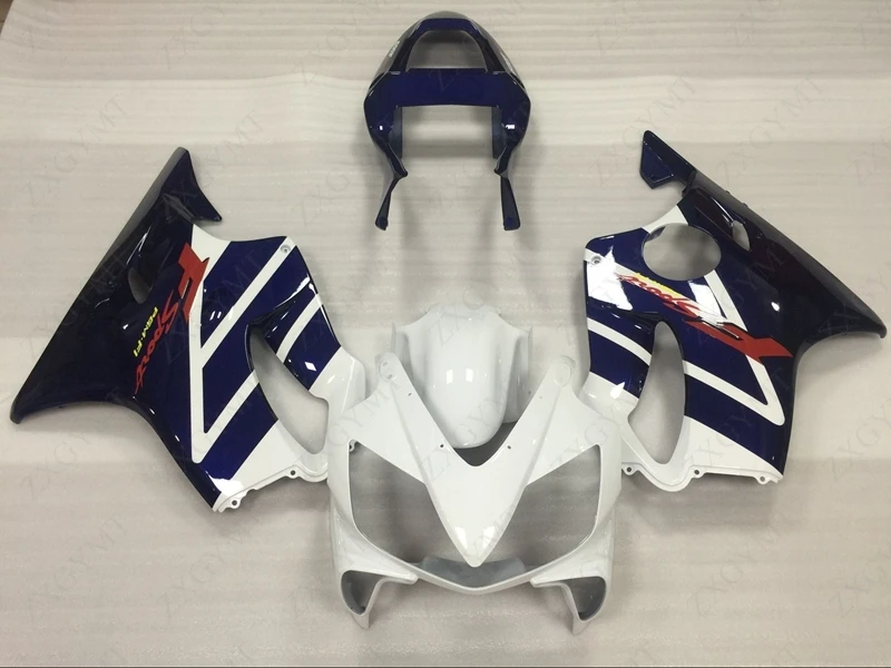 Обтекатель для Honda Cbr600 2001 - 2003 темно-синий белый обтекатель из АБС-пластика 2002