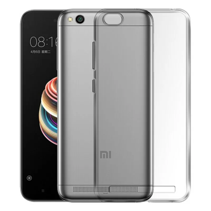 

Transparent Cases For Xiaomi Redmi 5A 5.0 inch Soft and clear on smart phone rich 5A shockproof Cover Shell cases Fundas
