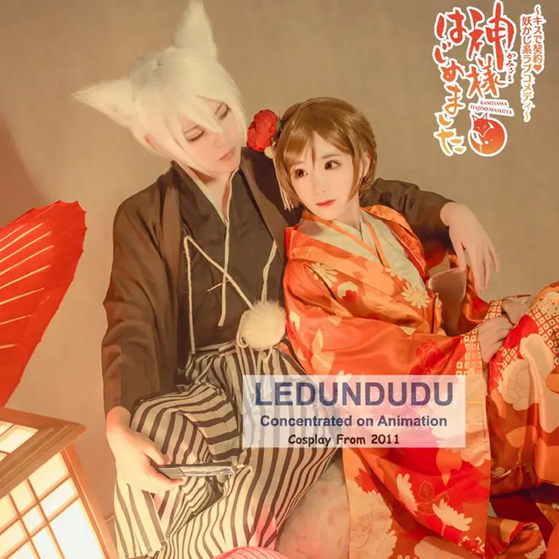 Кимоно для косплея аниме Kamisama Love Momozono Nanami Hanayome одежда Kiss свадебная Tomoe