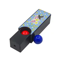 Новые забавные гаджеты детские игрушки изменчива Magic Box поворота красный шар в голубой шар реквизит фокусы игрушки Классические игрушки