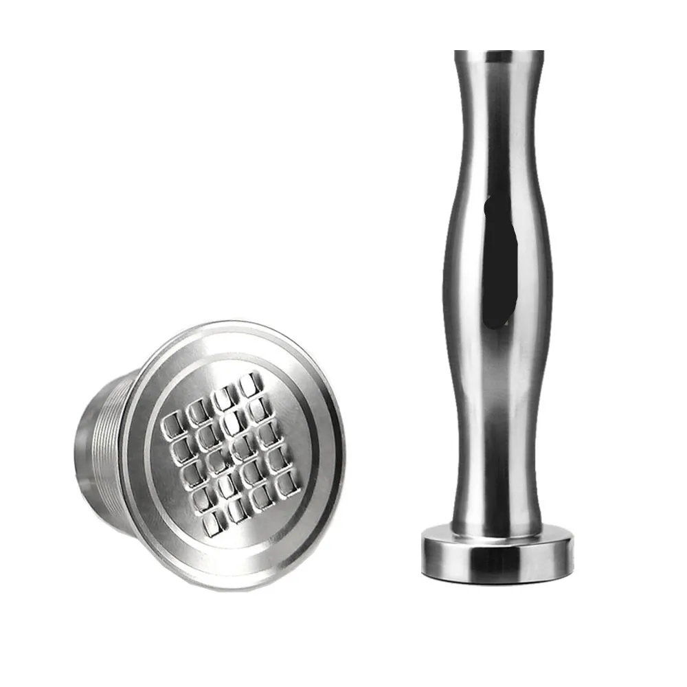 

Nespresso Stainless Steel Refillable Coffee Capsule Coffee Tamper Reusable Coffee Pod Business Birthday Coffeeware Gift