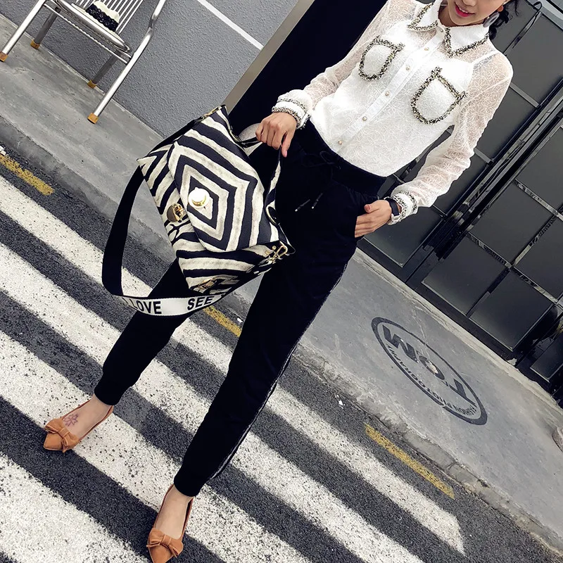 envelope bag stylish female big handbag leisure shoulder bag women zebra grain large capacity pu leather bag for girls tote (21)