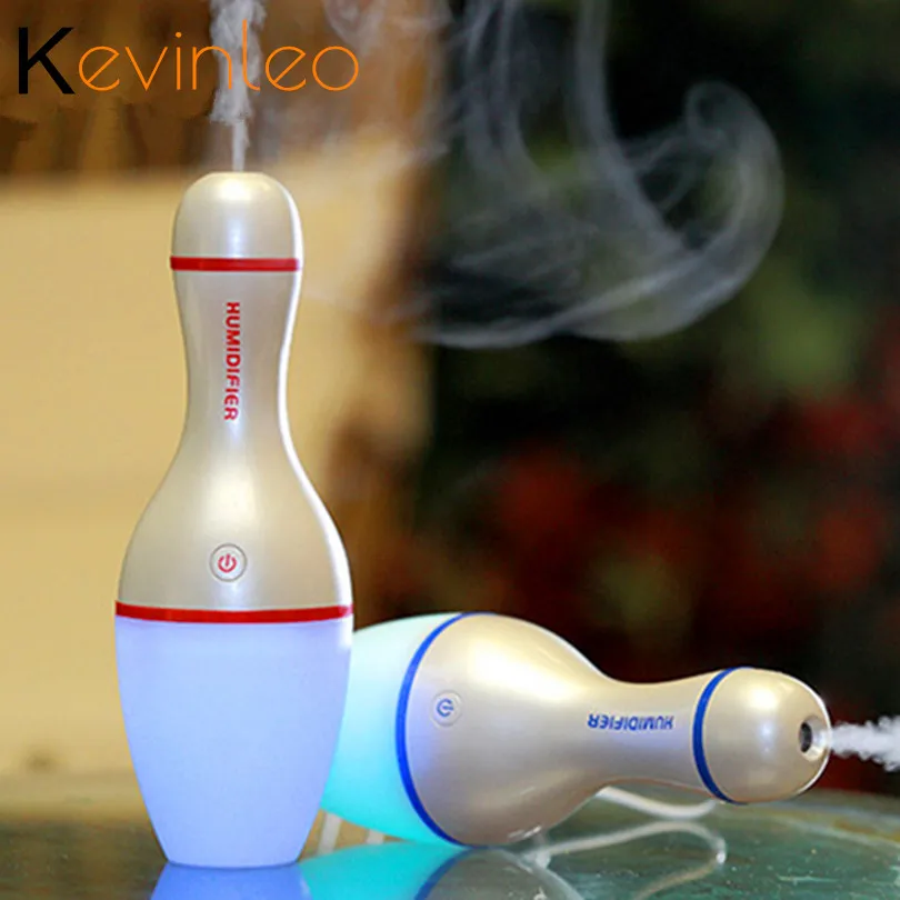 Aroma Air Humidifier USB 5V Bowling Bottle Led Lamp Light Air Diffuser Mist Maker Aromatherapy Ultrasonic Diffuse for SPA Home Aroma Air Humidifier USB 5V Bowling Bottle Led Lamp Light Air Diffuser Mist Maker Aromatherapy Ultrasonic Diffuse for SPA Home