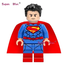 1pcs star wars super hero dc comics Justice League SuperMan building blocks models bricks toys for children brinquedos menina