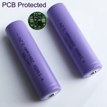 

6-10PCS ICR 18650 rechargeable li-ion battery 3.7V 2800mah Lithium ion cells with PCB protection for flashlight DIY powerbank
