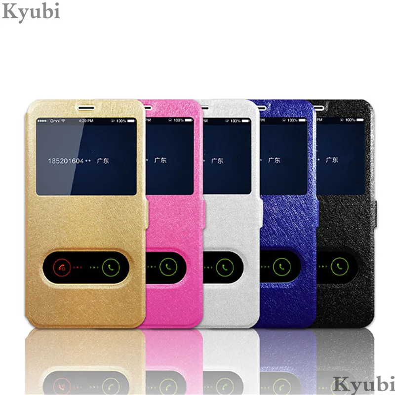 

flip stand phone case for LG G3 G4 G5 G6 G7 Q6 Q8 double windows light cover for LG V30 X Power 2 K10 2016 2017 K8 2018 coque
