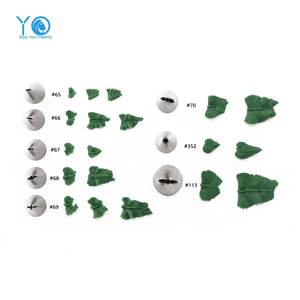 1 шт. насадка в форме листа для глазури насадка для выпечки наконечник для кекса насадка для украшения кончик для выпечки и кондитерских изделий Инструменты для выпечки