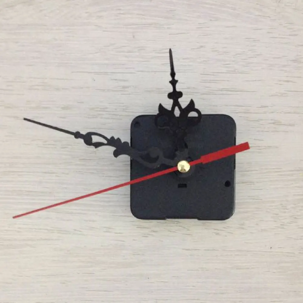 Практичные DIY часы черные бесшумные кварцевые настенные часы DIY ремонт стежков и винтовая прокладка механизм вращения шпинделя часть