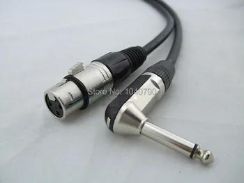 

6.5/6.35/6.3 to mother you line Canon line microphone cable XLR 3Pin Mic Cable Cord Tuning decca dragon line 1M 3.2ft