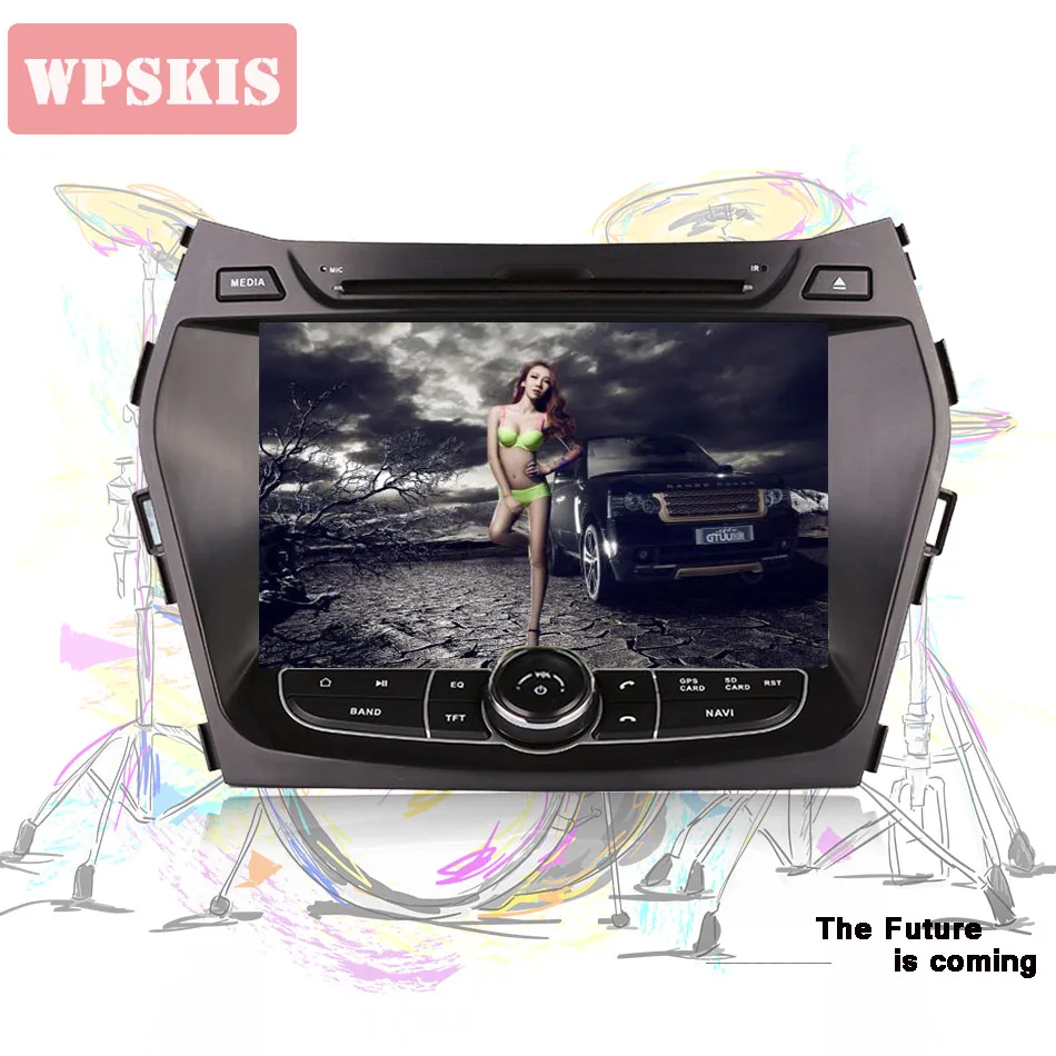 Cheap Auto 2 Din 4+64GB Android 9.0 Car dvd gps player For HYUNDAI IX45 2013 - 2018 SANTA FE santafe With WIFI Car multimedia Headunit 1