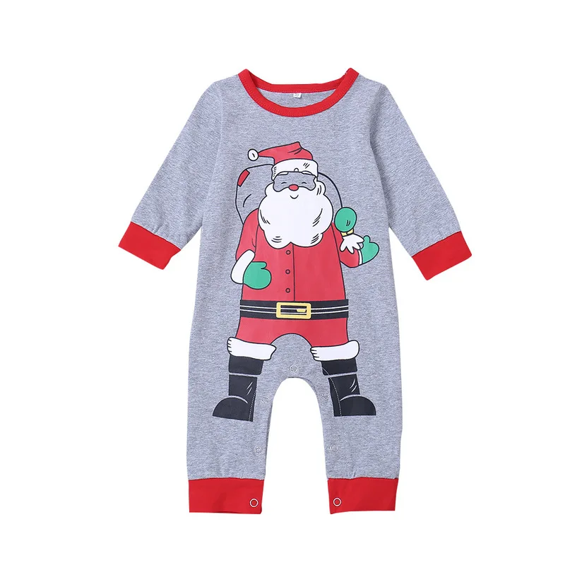 

Hot Sale Baby Rompers Christmas Costume Newborn Baby Clothes Long -sleeved Jumpsuits Children Infant Christmas Clothing