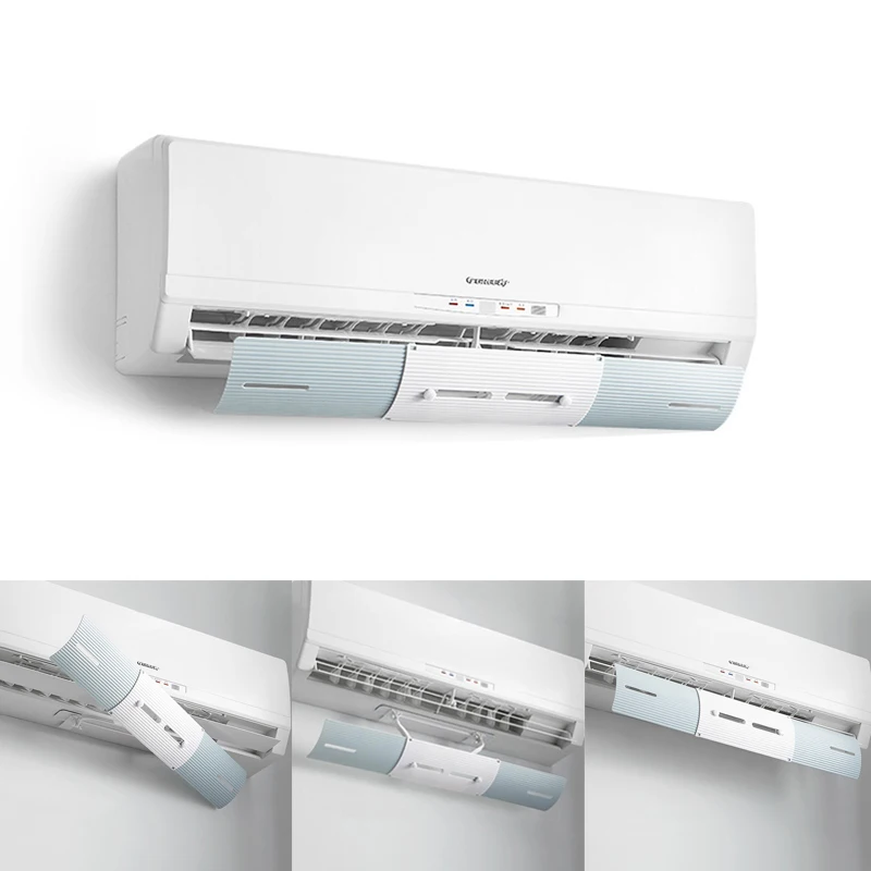 

Adjustable Air Conditioner Deflector Air Conditioning Blowing Windshield Retractable Deflectors Baffle Prevent Straight Shield