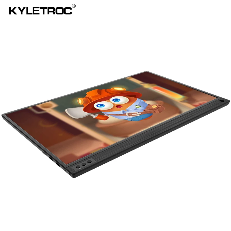 

Portable Monitor IPS Screen Car Display for PS4 XBOX PC computer/speaker /mobile phone15.6 Inch HDMI HD 1080P HDR Type-C
