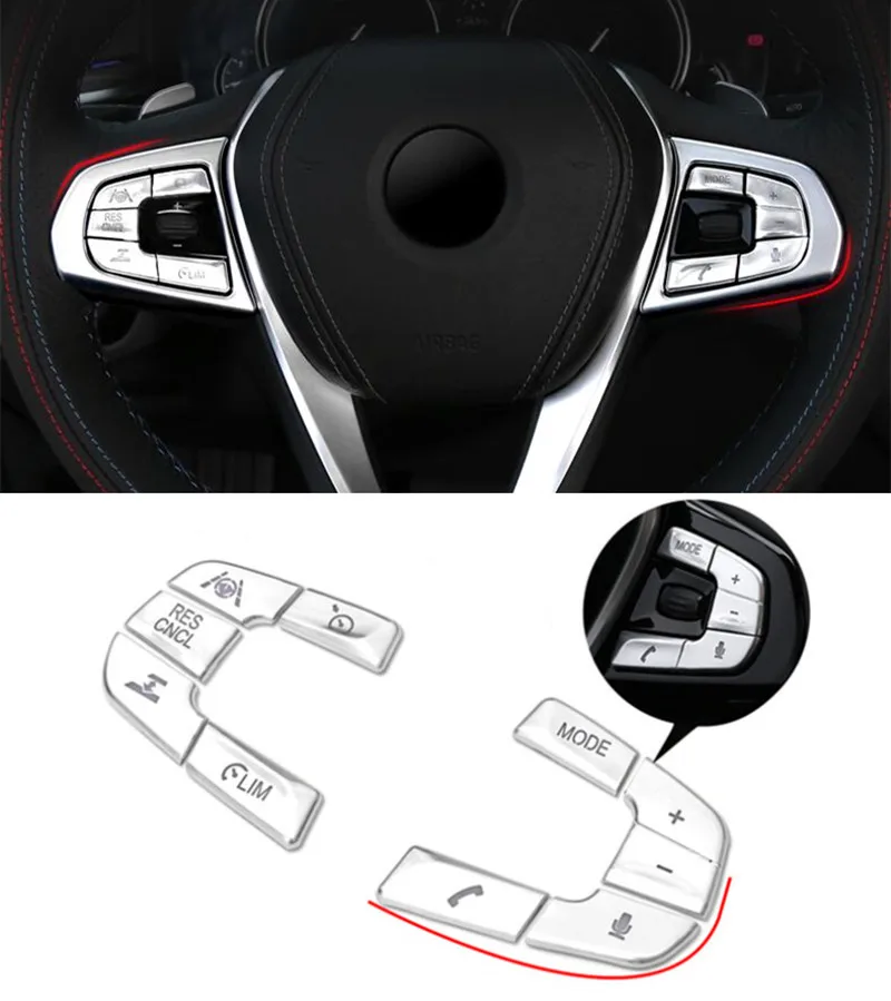 Кнопки на руль ABS для BMW G30 G38 5 Series 525i 528li 530li 2018|Лепнина интерьера| |