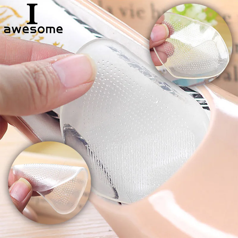 

Elastic Gel Pads Forefoot Silicone Shoe Pad Non-Slip Foot Support Cushions Sore Pain Insole Pain Relief Flat Feet Orthotic Arch
