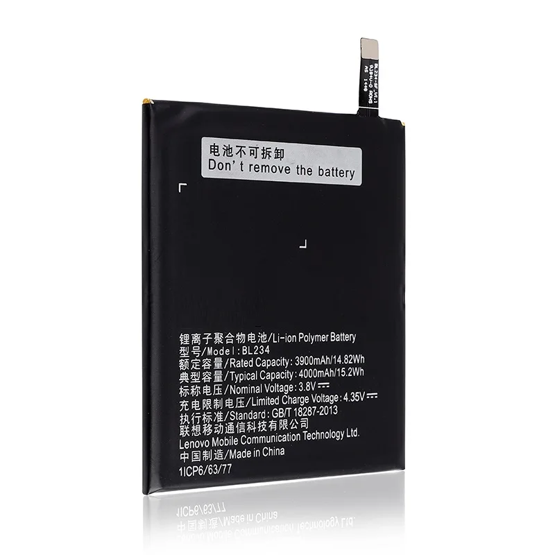 2018-NEW-4000mAh-BL234-Battery-For-Lenovo-A5000-Vibe-P1m-P1MA40-Smartphone-Rechargeable-Li-ion-Built