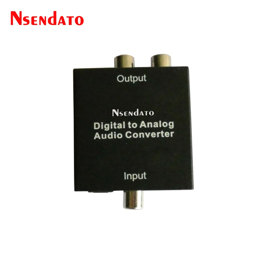 

Digital Optical to Analog Audio Converter Adapter Digital Adaptador Optic Coaxial RCA to Analog R/L 3.5mm Audio Converter RCA