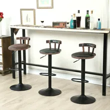 2 шт./партия, высокое качество, барный стул, вращающийся металлический подъемный европейский тип, бытовой Повседневный стул для кафе, барный стул, стол, табурет