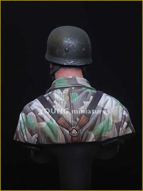 1/10 Fallschirmjager battion 500 Drvar 1944 фигура из смолы грудь GK военная тема Второй мировой войны