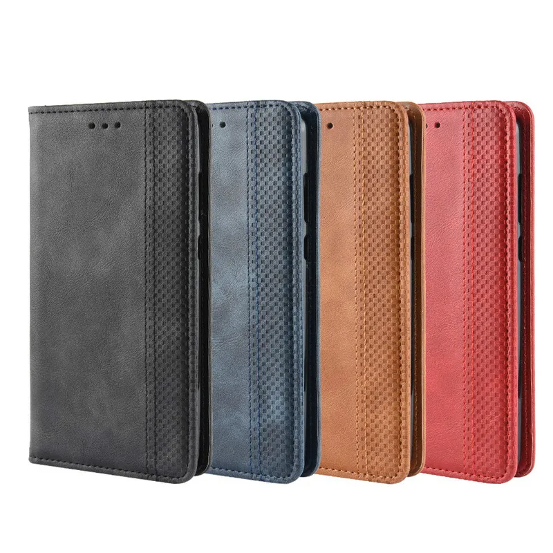Retro Magnetic Leather Flip Cover for Asus Zenfone 6 ZS630KL Case Wallet Card Stand Soft Cover for Asus Zenfone 6 ZS630KL I01WD 6