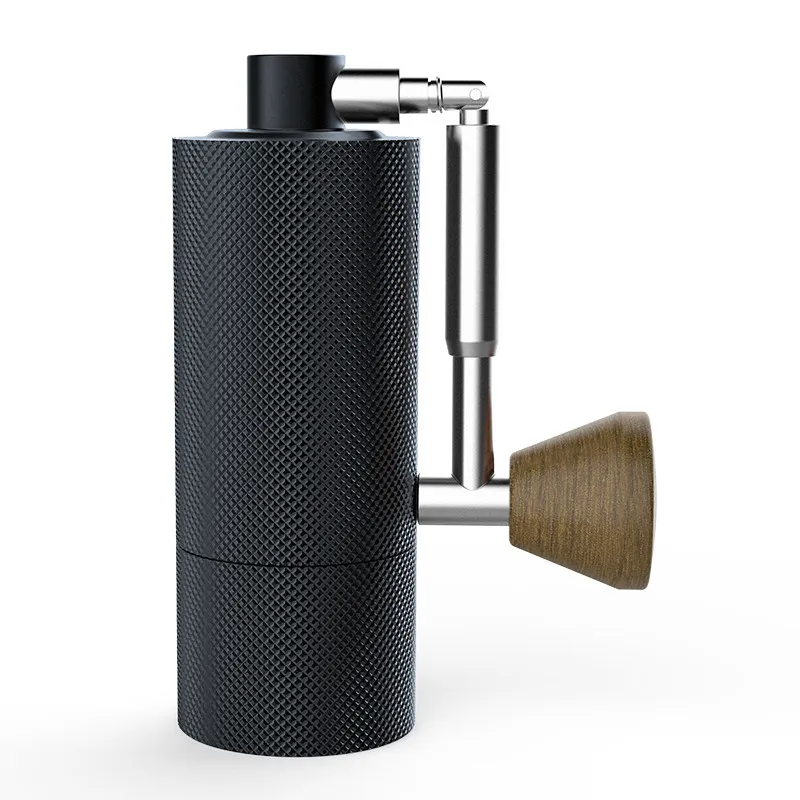 

New foldable Aluminum portable coffee grinder steel grinding core design super manual coffee mill Dulex bearing recommend